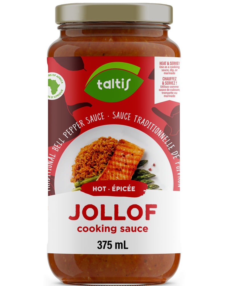 Jollof Cooking Sauce - Hot/Epicée (375ml)