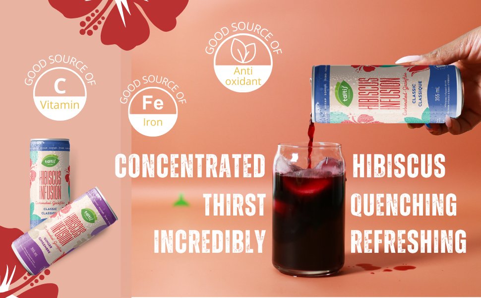 Hibiscus Classic Carbonated Drink (Sold out)