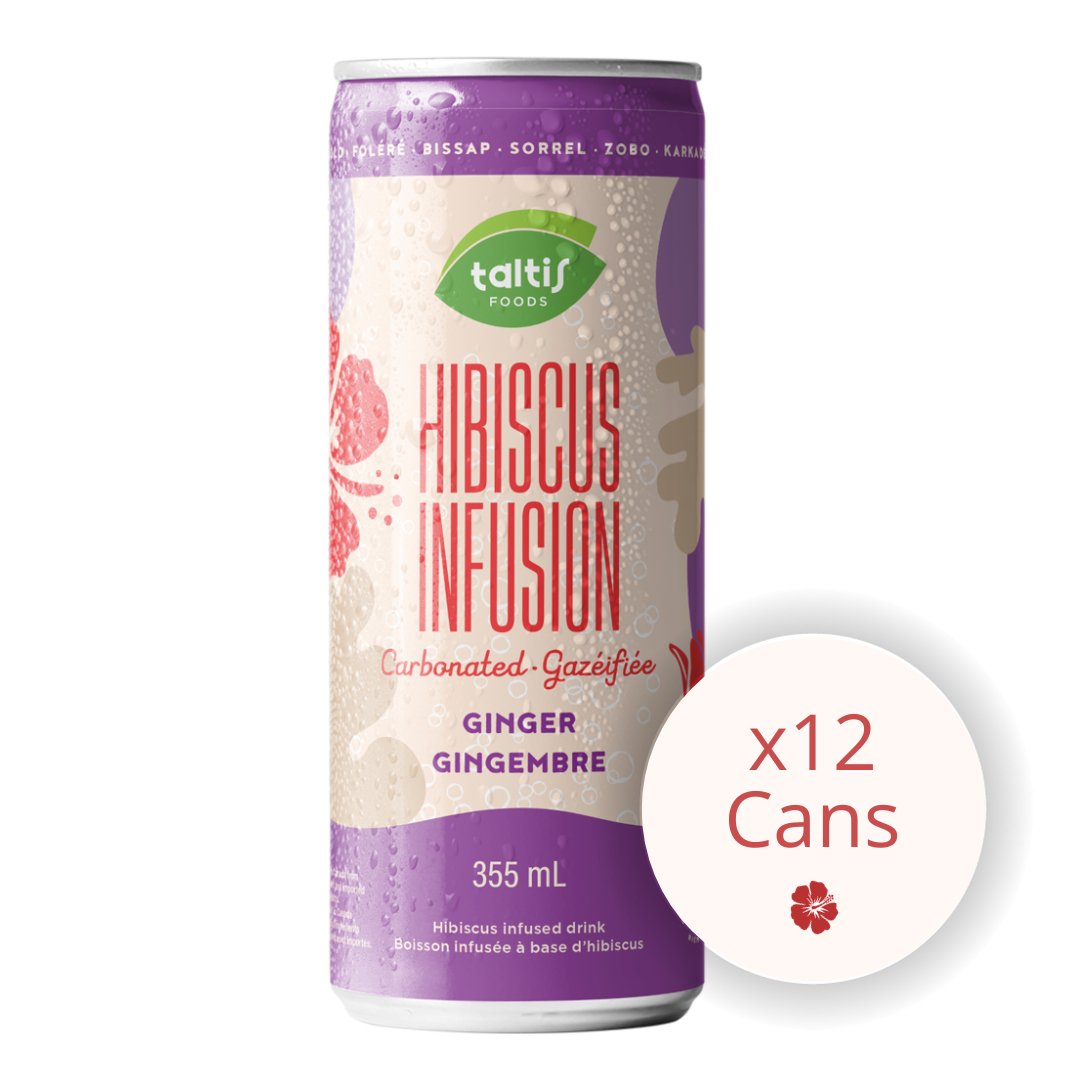 Hibiscus Ginger Carbonated Drink (Sold out)