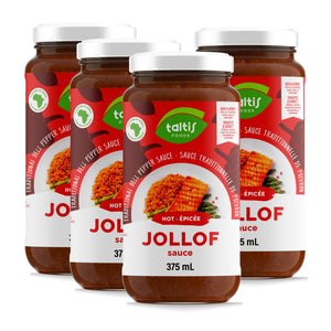 
                  
                    Load image into Gallery viewer, Jollof Sauce Hot - Épicée (375ml)
                  
                
