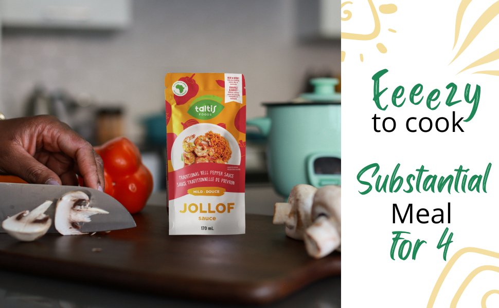 Jollof Sauce Mild - Douce (170ml) (Sold out)
