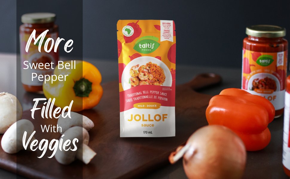 Jollof Sauce Mild - Douce (170ml) (Sold out)